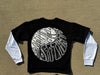 Ying Yang Double Layered Tee