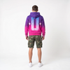 Distressed 'O' Gradient Hoodie