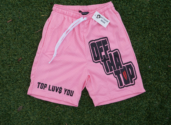 “Top Luv$ You” Mesh Shorts