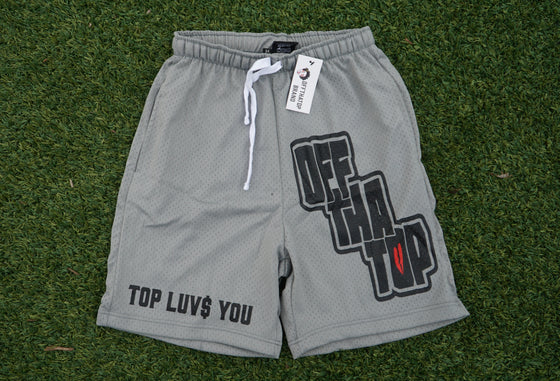 “Top Luv$ You” Mesh Shorts